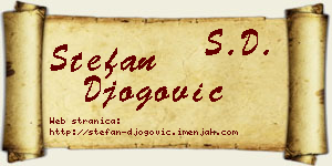 Stefan Đogović vizit kartica